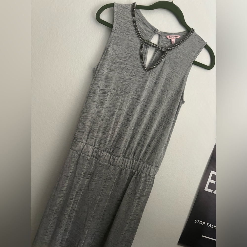 Juicy Couture Grey Pants Romper Jumpsuit